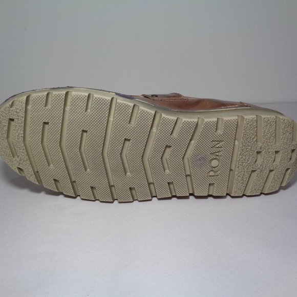Roan Size 11 M FAULKNER Tan Rustic Leather Slip On Loafers New Men\'s Shoes main image 6